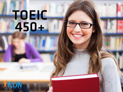 KHÓA HỌC LUYỆN THI TOEIC CƠ BẢN ĐẦU RA 450 ĐIỂM