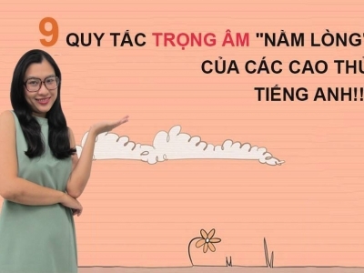 những quy tắc trọng âm - tienganhikun
