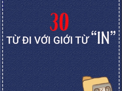 30 từ đi với In 