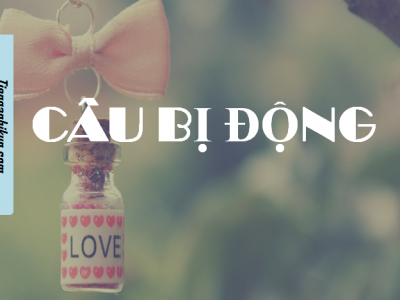 Câu bị động
