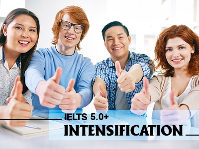 KHÓA HỌC IELTS  5.0+ INTENSIVE 